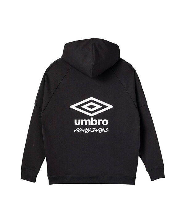 公式 アンブロ UMBRO AWAY DAYS フーデッドスウェットパーカー メンズ 男性 防風 吸汗 ストレッチ スウェット ウェア サッカー フットボール スポーツ ブランド UF5SFL21M DMU 2025年春夏モデル デサント公式通販 店