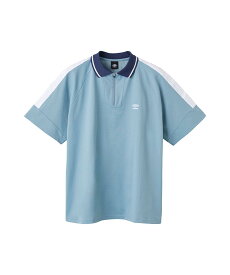 【マラソン期間限定 P10倍/10%OFFクーポン】【公式】アンブロ UMBRO 【AWAY DAYS】 フィールテック衿付きワイドプラクティスシャツ メンズ 男性 吸汗 ストレッチ 半袖ポロシャツ サッカー シャツ ウェア フットボール スポーツ ブランド UF5SHT56M DMU 2025年春夏モデル