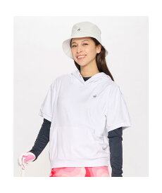 【SALE/30％OFF】【公式】ルコックスポルティフ ゴルフ 【30th】 半袖フーディー レディース 女性 吸汗 ストレッチ UVカット UPF50+ サンスクリーン スウェット ウェア おしゃれ スポーツ ブランド 2025年春夏モデル LG5SSW81L