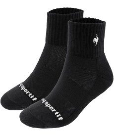 【公式】 ルコックスポルティフ テニス ショートソックス ユニセックス メンズ レディース 土踏まずサポート Yヒール 足底パイル 甲側メッシュ 日本製 靴下 ソックス 小物 ウェア トレーニング スポーツ ブランド LN5SSO10U 2025年秋冬モデル