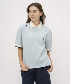 【公式】 ルコックスポルティフ カノコポロシャツ レディース 女性 UVカット ゆったりしたボックスシルエット 半袖 シャツ トレーニング ウェア スポーツ ブランド LT5SHS41L 2025年春夏モデル