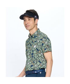 【マラソン期間限定 P10倍/10%OFFクーポン】【公式】ルコックスポルティフ ゴルフ カラーブロックグラフィック小柄半袖シャツ メンズ 男性 吸汗速乾 ストレッチ UVカット サンスクリーン 高通気 ポロシャツ ゴルフウェア スポーツ ブランド LG5SHS03M 2025年春夏モデル