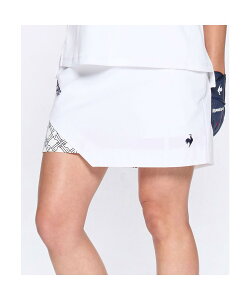 【公式】ルコックスポルティフ ゴルフ プリント切替スカート レディース 女性 2WAYストレッチ サンスクリーン UVカット UPF50+ スカート ウェア おしゃれ スポーツ ブランド 2025年春夏モデル LG5