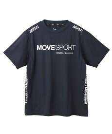 【11/15-16限定 P10倍/10%OFFクーポン】【公式】 MoveSport デサント 【WEB限定】 半袖シャツ メンズ 男性 吸汗速乾 2WAYストレッチ UVカット UPF50+ サンスクリーン 部活 練習 Tシャツ ウェア トレーニング スポーツ ブランド ST5SHTD8MB 2025年春夏モデル