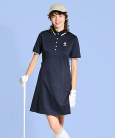 【公式】マンシングウェア シーアイランドコットンワンピース レディース 女性 吸汗速乾 遮熱 UVカット サンスクリーン クーリング効果 抗菌防臭 ゴルフ ポロ襟 おしゃれ スポーツ ブランド MG5SOP01L 2025年春夏モデル