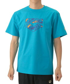【SALE/69％OFF】【公式】 アリーナ 【直営店限定】 半袖Tシャツ (ビッグロゴ) ユニセックス メンズ レディース 吸汗 ストレッチ 水泳 シャツ ウェア スイム スイミング プール スポーツ ブランド AS5SHT05U 2025年春夏モデル