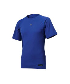 【公式】 デサント 野球 丸首半袖アンダーシャツ メンズ 男性 ストレッチ 吸汗 速乾性 脇あけ仕様 インナー アンダーウェア 部活 練習 チーム ベースボール スポーツ ブランド DB5SUD10M 2025年秋冬モデル