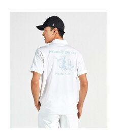 【マラソン期間限定 10%OFF】【公式】マンシングウェア SOLOTEX鹿の子バックプリント半袖ポロシャツ メンズ 男性 サンスクリーン UVカット UPF50+ 遮熱 クーリング効果 吸汗速乾 ストレッチ ポロシャツ シャツ ゴルフ おしゃれ スポーツ ブランド MG5SHS54M 2025年春夏モデル