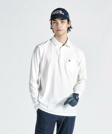 【11/15-16限定 P10倍/10%OFFクーポン】【公式】 マンシングウェア ロゴジャカードテーラーカラー 長袖ポロシャツ メンズ 吸汗速乾 ストレッチ ゴルフウェア ゴルフ シャツ ウェア おしゃれ 新規セール スポーツ ブランド MG4FLS26M 2024年秋冬モデル