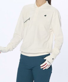 【マラソン期間限定 P10倍/10%OFFクーポン】【公式】 ルコックスポルティフ ゴルフ 【ストレッチフォーサー】 長袖オーバーシャツ レディース 吸汗速乾 UVカット ゆったりシルエット ポロシャツ ゴルフウェア 新規セール スポーツ LG4FLS01L 2024年秋冬モデル