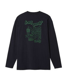 【公式】ルコックスポルティフ le coq sportif グラフィック長袖Tシャツ ロンT バックプリント 吸汗 テニス サイクリング 自転車 フットボール サッカー ルースターメンズ 男性 長袖シャツ ウェア トレーニング スポーツ ブランド LT5FLT01M 2025年秋冬モデル