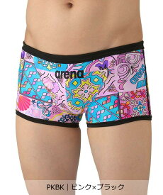 【公式】 アリーナ arena 【タフスーツ】トレーニングスパッツ（ショートレッグ）【返品不可商品】 メンズ 男性 総柄 練習 水泳 スイム スイミング プール スポーツ ブランド AS5FWM21M 2025年秋冬モデル