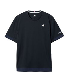 【公式】 ルコックスポルティフ le coq sportif テニス 半袖ゲームシャツ メンズ 男性 吸汗速乾/UV CUT(UPF50+)/遮熱/クーリング(効果)/消臭/JTA公認 半袖シャツ Tシャツ ウェア トレーニング スポーツ ブランド LN5FHT21M 2025年秋冬モデル