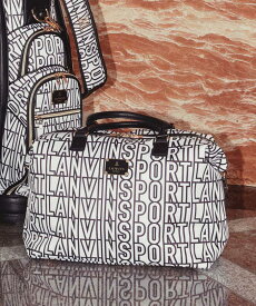 【11/15-16限定 P10倍/10%OFFクーポン】【公式】 ランバン スポール LANVIN SPORT ロゴデザインボストンバッグ A4対応 総柄 収納力 レディース 女性 ゴルフ おしゃれ スポーツ ブランド VG5FBB01L 2025年秋冬モデル