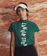 【公式】 ランバン スポール LANVIN SPORT ロゴプリントボトルネック半袖シャツ レディース 女性 吸汗 UV…