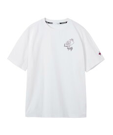 【公式】ルコックスポルティフ le coq sportif ヘランカ片胸グラフィックプリント半袖Tシャツ メンズ 男性 吸汗速乾/ストレッチ/UV CUT(UPF50+)/Sunscreen NIR/遮熱/クーリング(効果) 半袖シャツ Tシャツ ウェア トレーニング スポーツ ブランド LU5FHT02M 2025年秋冬モデル
