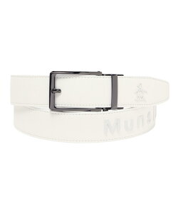 【公式】マンシングウェア Munsingwear スライドロックロゴデザインベルト オートロック式 35mm巾 最長105cm カット可 メンズ 男性 ゴルフ おしゃれ スポーツ 2025年秋冬モデル MG5FBL04M