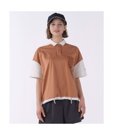 【マラソン期間限定 P10倍/10%OFFクーポン】【ランバンスポール】ランバン スポール LANVIN SPORT ブロッキング半袖シャツ【UV/2WAYストレッチ】_VG5FHS31L 2025年秋冬モデル