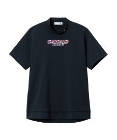 【公式】ルコックスポルティフ ゴルフ le coq sportif golf ロゴプリントモックネックミドラーシャツ メンズ 男性 吸汗速乾 ストレッチ UVカット MOTION 3D DEO SCREEN LG5FHS50M 2025年秋冬モデル