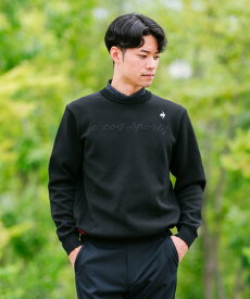 【マラソン期間限定 P10倍/10%OFFクーポン】【公式】ルコックスポルティフ ゴルフ le coq sportif golf 【直営店限定】クルーネックセーター メンズ 男性　手洗い可 ゴルフ おしゃれ スポーツ ブランド LG5FSTD0M 2025年秋冬モデル