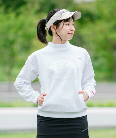 【公式】ルコックスポルティフ ゴルフ le coq sportif golf 【直営店限定】モックネックカットソー レディース 女性 吸汗 UVカット ストレッチ ゴルフ おしゃれ スポーツ LG5FSWD0L 2025年秋冬モデル