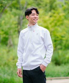 【マラソン期間限定 P10倍/10%OFFクーポン】【公式】ルコックスポルティフ ゴルフ le coq sportif golf 【直営店限定】フルジップカットソー メンズ 男性 吸汗 UVカット ストレッチ 長袖シャツ ゴルフ おしゃれ スポーツ LG5FSWD0M 2025年秋冬モデル