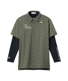 【楽天スーパーSALE 30%OFF】 【公式】 ルコックスポルティフ ゴルフ le coq sportif golf インナー付半袖シャツ メンズ 男性 吸汗速乾 ストレッチ UVカット Sunscreen NIR ゴルフ おしゃれ スポーツ LG5FTZ00M