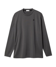 7~8日限定10％オフクーポン【公式】ルコックスポルティフ le coq sportif エコペット長袖シャツ ロンT ワンポイント メンズ 男性 吸汗速乾 UV CUT(UPF15) DESCENTE ECO 再生材料使用型 長袖シャツ ウェア トレーニング スポーツ ブランド 2025年秋冬モデル LT5FLTZ1M