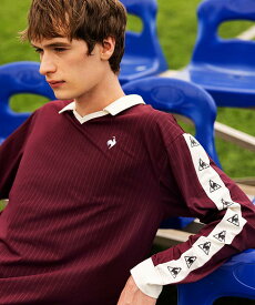 【公式】ルコックスポルティフ le coq sportif エンボスストライプ襟付き長袖ゲームシャツ メンズ 男性 吸汗速乾/ストレッチ/UV CUT(UPF50+)/Sunscreen NIR/遮熱/クーリング(効果) トレーニング スポーツ ブランド LU5FLT40M 2025年秋冬モデル