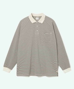 【公式】ペンギン バイ マンシングウェア Penguin by Munsingwear 60’S RAGLAN SLEEVE POLO メンズ 男性 長袖ポロシャツ ボーダー 胸ポケット ラグランスリーブ ゴルフ 日常使い 2025年秋冬モデル MU5FLS03M