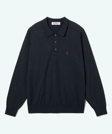 【マラソン期間限定 P10倍/10%OFFクーポン】【公式】ペンギン バイ マンシングウェア Penguin by Munsingwear SADDLE SHOULDER POLO SWEATER 長袖 ポロシャツ ワンポイント メンズ 男性 ゴルフ おしゃれ MU5FST02M 2025年秋冬モデル