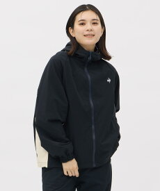 【公式】ルコックスポルティフ le coq sportif 裏起毛ウィンドブレーカージャケット レディース 女性 防風/保温/はっ水 ナイロンジャケット ゆったり リフレクター ドローコード付き トレーニング スポーツ ブランド LT5FWB30L 2025年秋冬モデル
