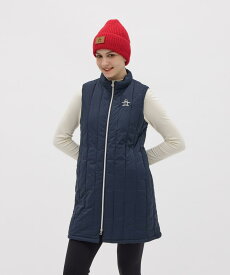 【11/15-16限定 P10倍/10%OFFクーポン】【公式】マンシングウェア Munsingwear HEAT NAVI はっ水アウターベストワンピース レディース 女性 蓄熱保温 フルジップ ゴルフ おしゃれ スポーツ ブランド MG5FVE22L 2025年秋冬モデル