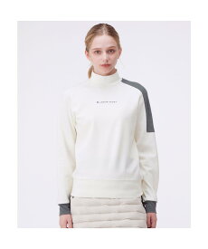 【公式】ランバン スポール LANVIN SPORT ブロッキングデザイン長袖ハイネックシャツ レディース 女性 インナー 日本製 ゴルフ 日常使い 上品 VG5FLS81L 2025年秋冬モデル