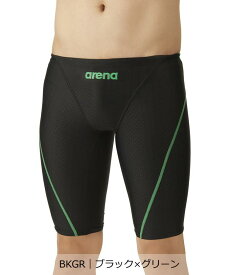 【マラソン期間限定 P10倍/10%OFFクーポン】【公式】アリーナ レーシングスパッツ （ハーフレッグ） メンズ 撥水加工 レーシング 競泳 水着 スイムウェア 水泳 練習 スイム スイミング プール スポーツ ブランド AS4FRC52M 2025年秋冬モデル