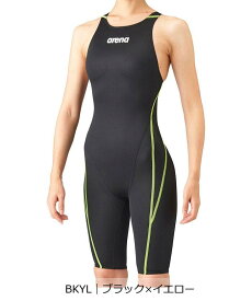 【マラソン期間限定 P10倍/10%OFFクーポン】【公式】アリーナ 【WA承認】アクアアドバンスト ジュニアハーフスパッツオープンバック（クロスバック） ジュニア キッズ スイムウェア 水着 レーシング 水泳 競泳 スイム スイミング ブランド ARN1020WJ 2025年秋冬モデル