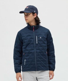 【公式】マンシングウェア MUNSINGWEAR ARTECH SHELL HEAT NAVI 中わたブルゾン メンズ 男性 ストレッチ はっ水 防風 蓄熱保温 ゴルフ スポーティー 2025年秋冬モデル MG5FJK23M