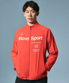 【公式】ムーブスポーツ MoveSport 【石川祐希選手着用】接触冷感ジャケット メンズ 男性 吸汗 2WAYストレッチ UV CUT(UPF30) トレーニング スポーツ ブランド 2026年春夏モデル ST6SJK21M