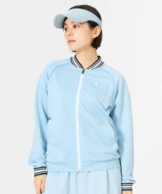 【公式】ルコックスポルティフ le coq sportif デニムライクボンバージャケット レディース 女性 吸汗 ストレッチ UV CUT(UPF15) トレーニング スポーツ ブランド 2026年春夏モデル LN6SJK10L