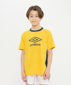 【公式】アンブロ umbro ジュニア半袖プラクティスシャツ 子ども キッズ 吸汗 速乾 サッカー フットボール ビックロゴ スポーツ ブランド 2026年春夏モデル UF6SHS53J
