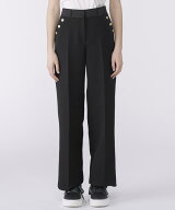 【公式】ランバン スポール LANVIN SPORT ワイドパンツ レディース ドライタッチ ポリエステル ハリ感 日…
