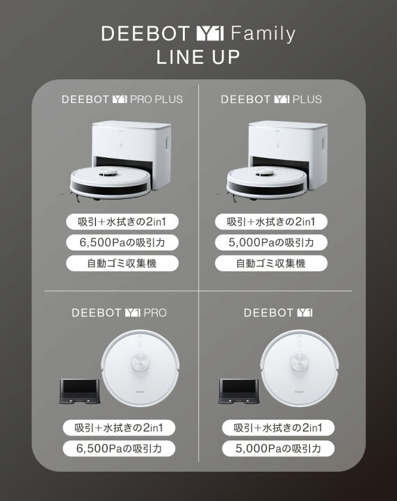 楽天市場】【新発売】ロボット掃除機 DEEBOT Y1 PRO エコバックス 