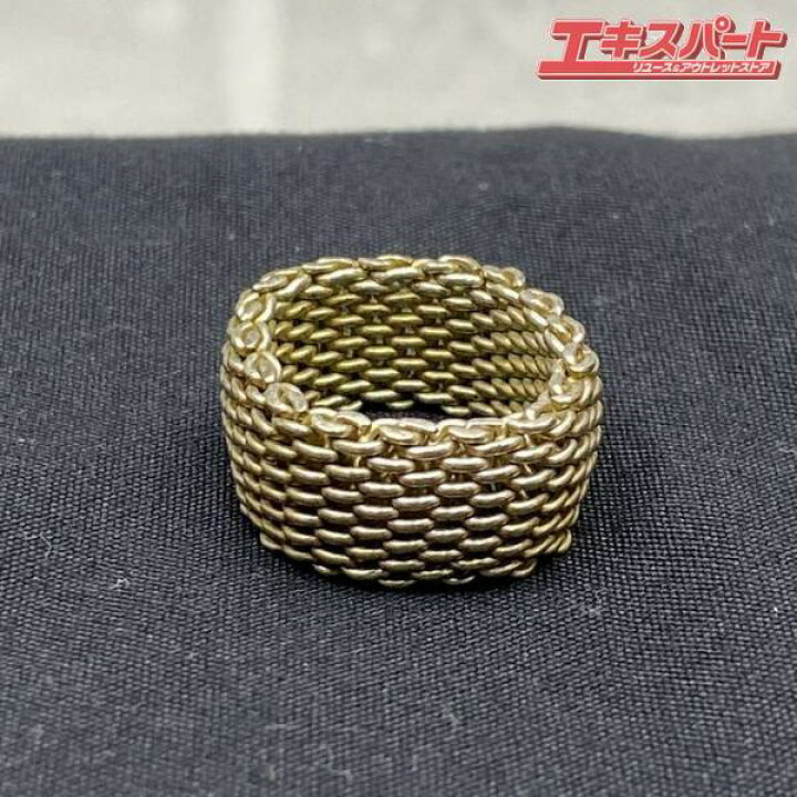 楽天市場】TIFFANY&Co. ティファニー サマセットリング 13号 メッシュ