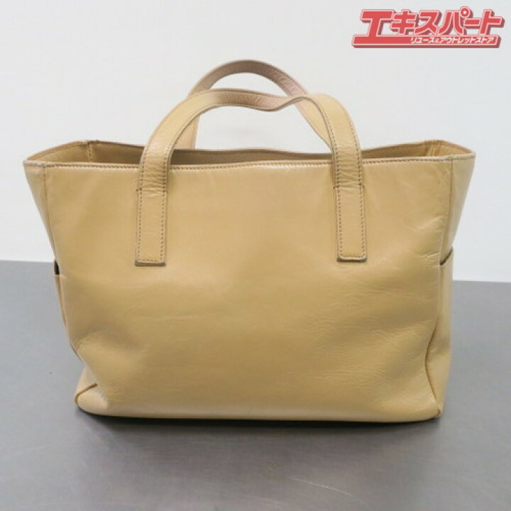 楽天市場】ROCHAS ロシャス ハンドバッグ トートバッグ 牛革 ベージュ 