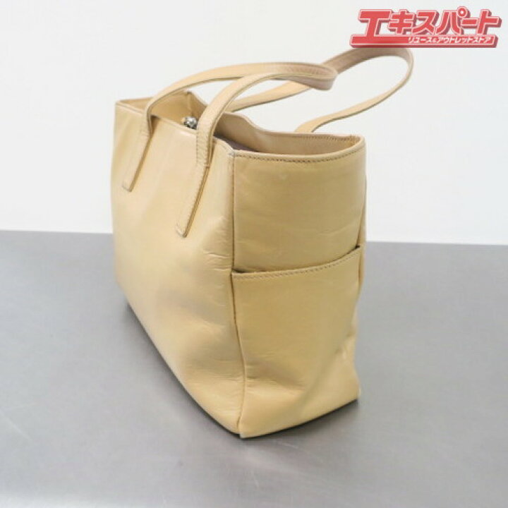 楽天市場】ROCHAS ロシャス ハンドバッグ トートバッグ 牛革 ベージュ 