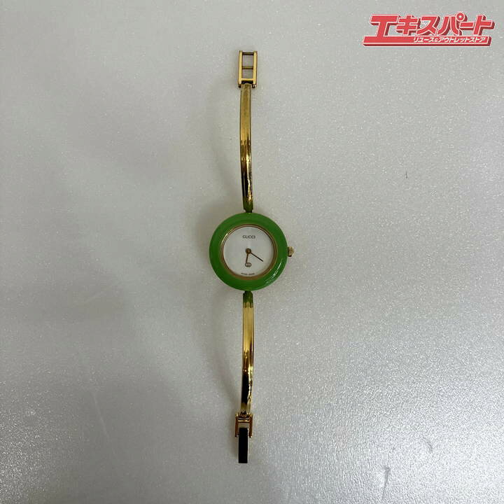楽天市場】GUCCI グッチ チェンジベゼル 1100L クオーツ電池交換済み  