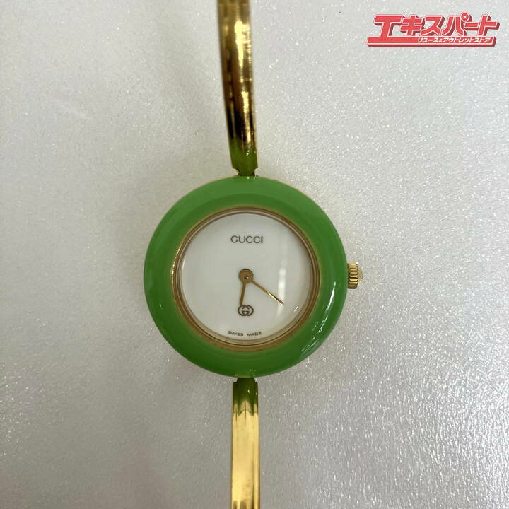 楽天市場】GUCCI グッチ チェンジベゼル 1100L クオーツ電池交換済み  