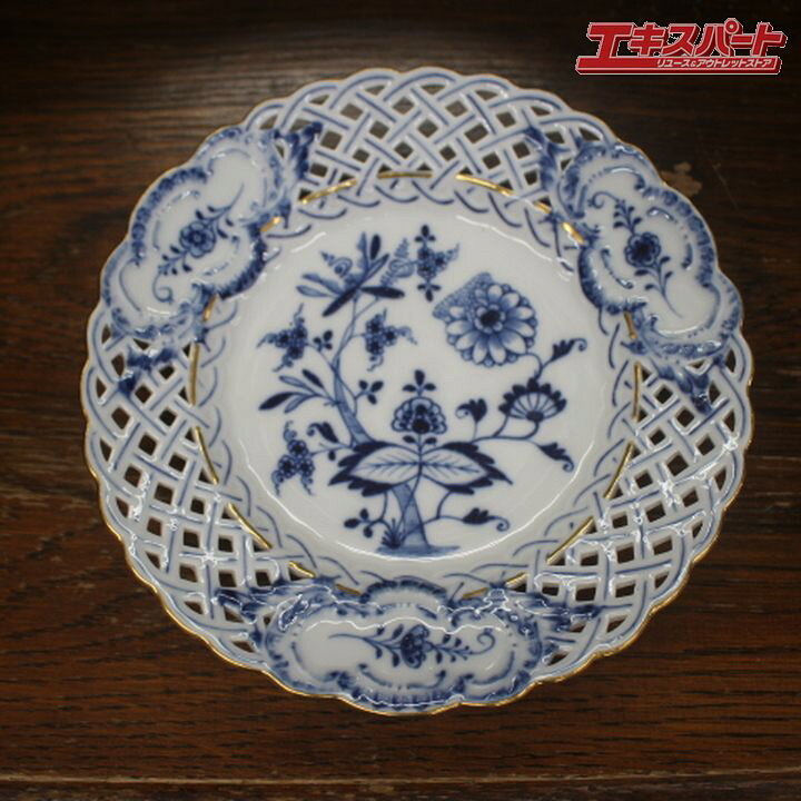 楽天市場】マイセン Meissen 古マイセン ボタン剣 透かし オープン 