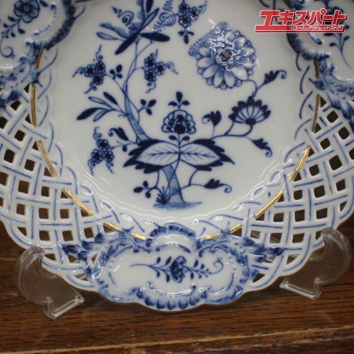 楽天市場】マイセン Meissen 古マイセン ボタン剣 透かし オープン 