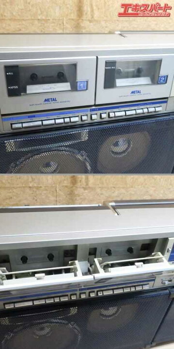 SHARP GF-1000 THE SEARCHER-W ダブルラジカセ カセットデッキ 当時物 